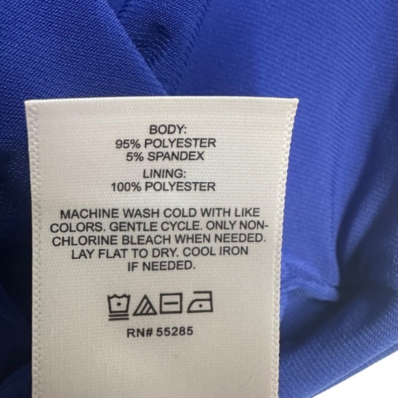 Express Royal Blue Wrap-Front Romper – XS - Picture 7 of 7